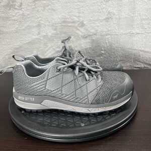 Irish Setter Womens Size 6 Nisswa Oxford Aluminum Safety-Toe Oxford Gray Shoes